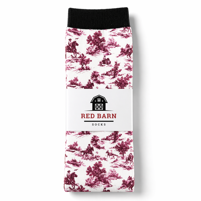 Red Barn Socks Trailside Tales Western Boot Socks