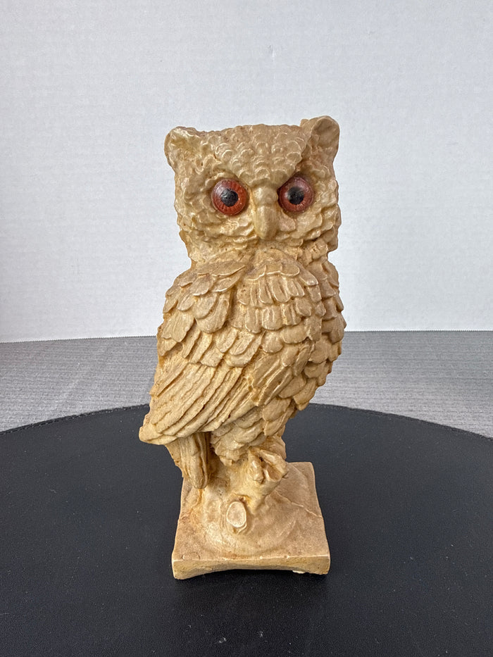 Resin Carved Owl
