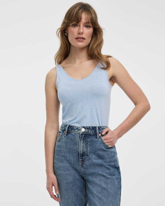 Heather Light Sky Blue / XXS