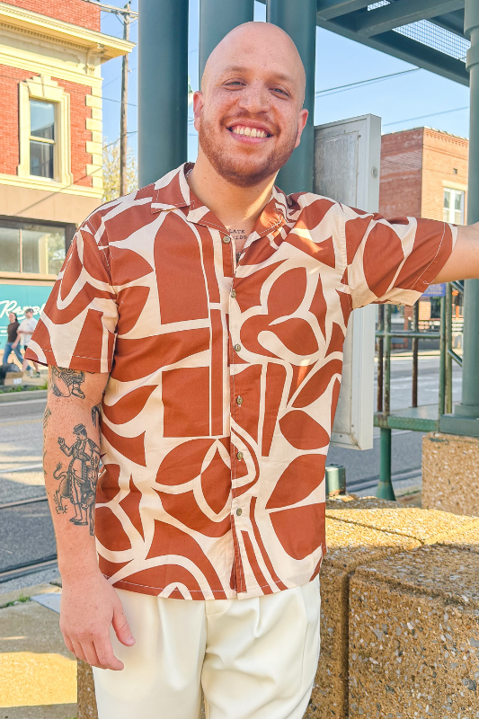 Rex Abstract Shirt<br>***LAST ONE***