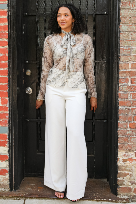 Rica Pant - White<br<>***LAST ONE***