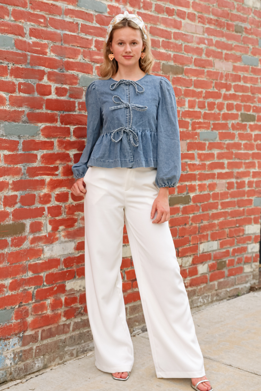 Rica Pant - White<br<>***LAST ONE***