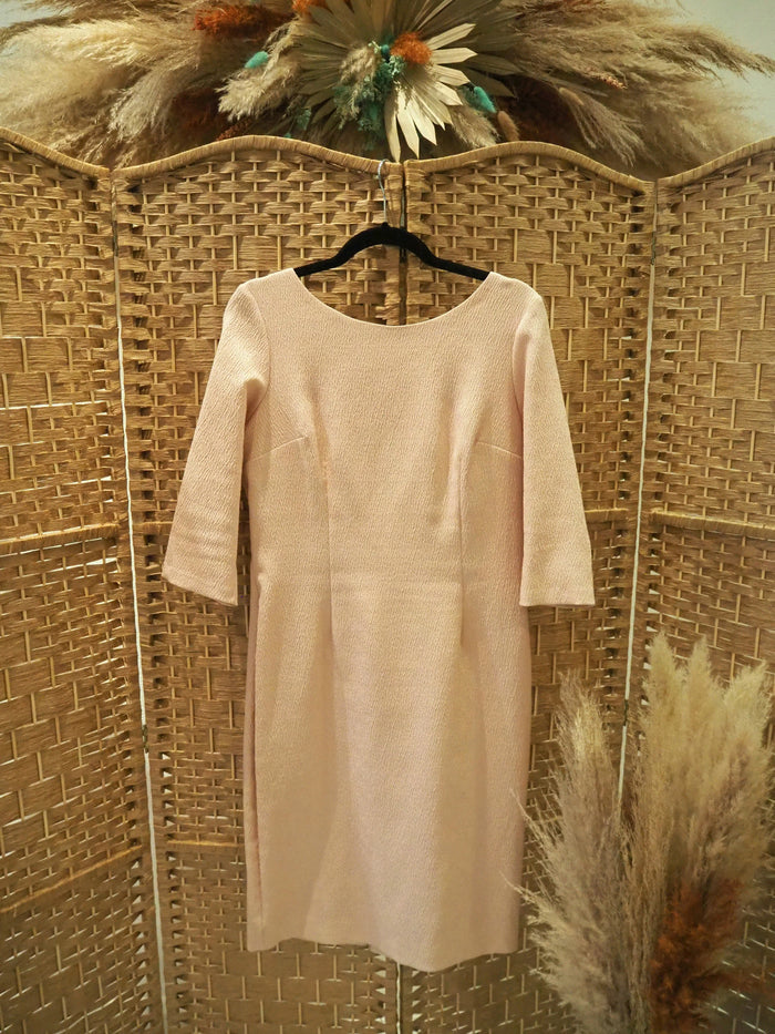 Rose Blush Dress with floral back 12