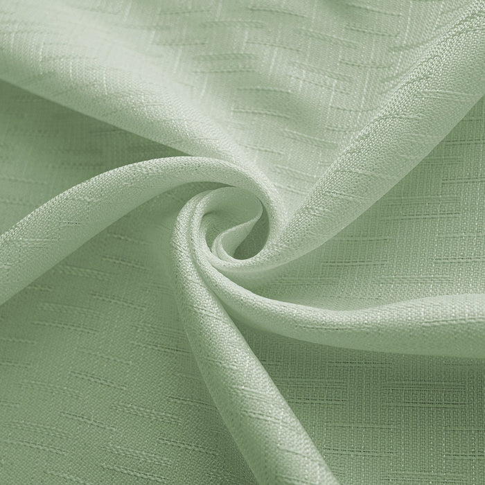 RT Designers Collection 100% Polyester 140 GSM Sedona Jacquard Grommet Curtain Panel Sage
