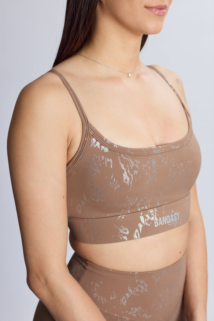 RUBY 2.0. SPORTS BRA DESERT BROWN