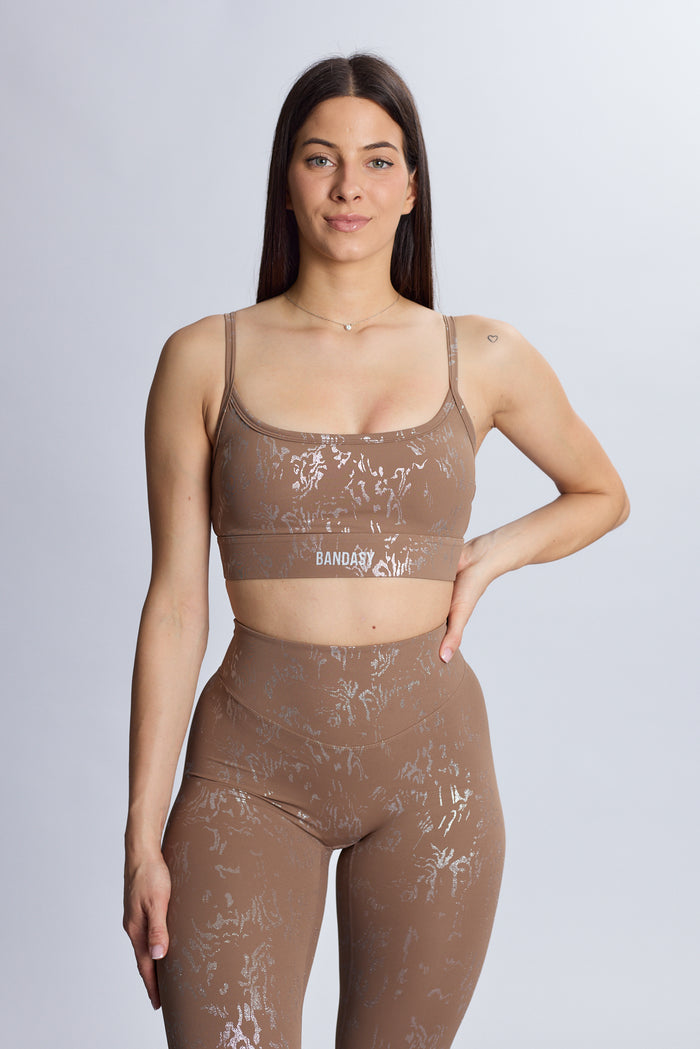 RUBY 2.0. SPORTS BRA DESERT BROWN