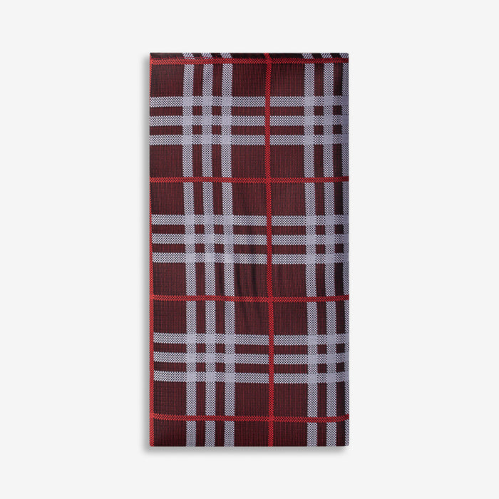 Rudy's Plaid Pocket Square