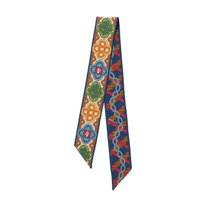 San Antonio Rodeo Fiesta Western Skinny Scarf