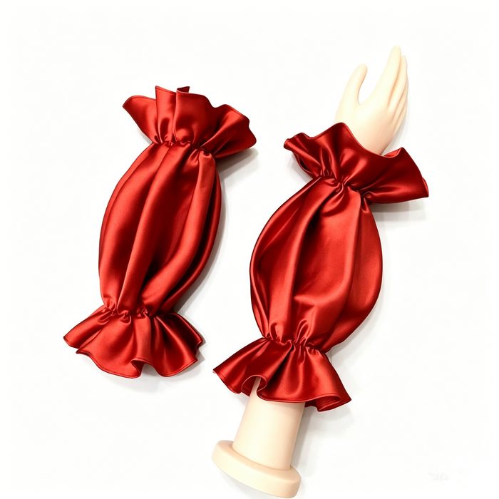 Satin Detachable Sleeves for Wedding Halloween