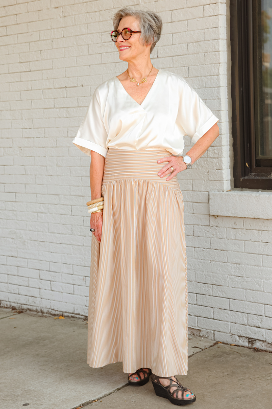 Serina Striped Skirt