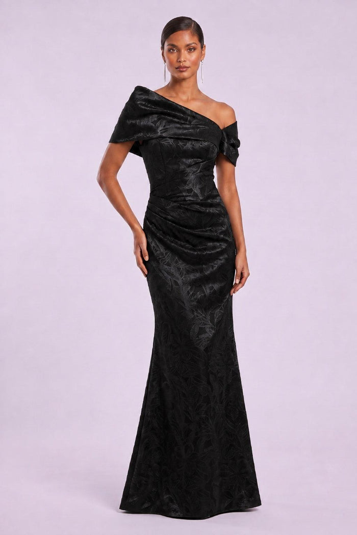Sheath-Column Floor Length Jacquard Mother of the Bride Dress CM0487