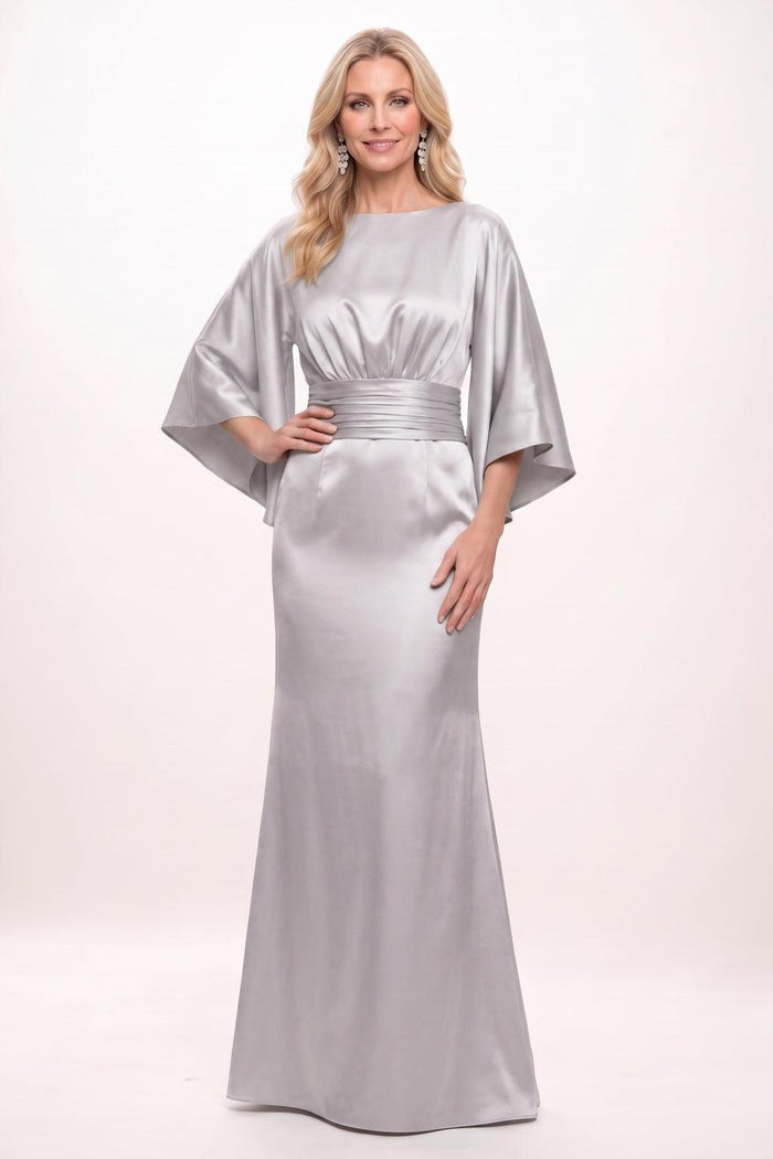 Sheath-Column Floor Length Jacquard Mother of the Bride Dress CM0501
