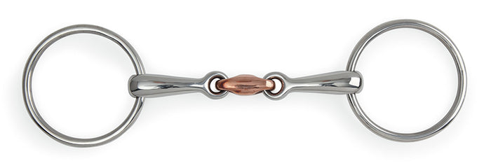 Shires Loose Ring Copper Lozenge Snaffle Bit, 5.5"