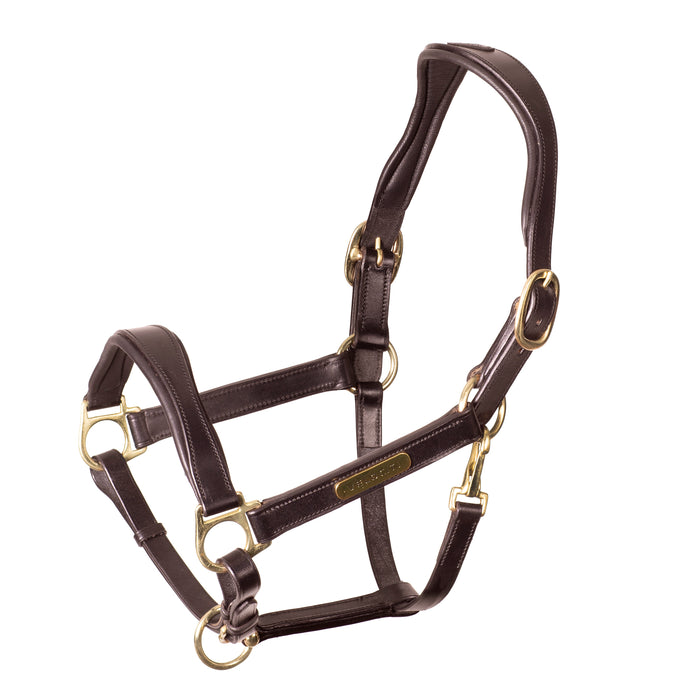 Shires Velociti Rapida Cushioned Leather Halter, Havana