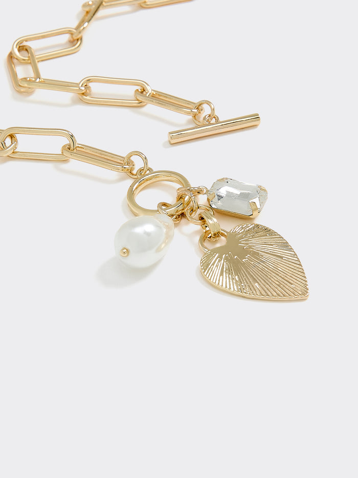 Short Necklace with Charms