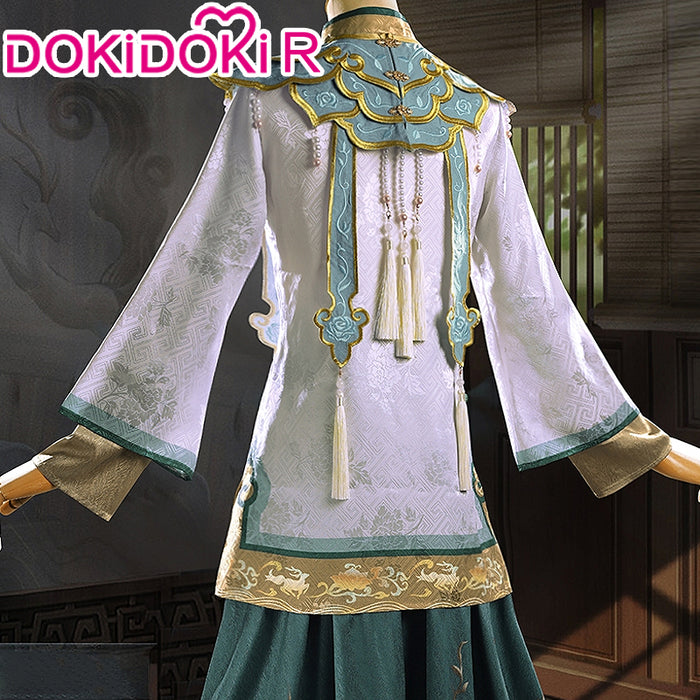 【Size S-2XL】DokiDoki-R Game Identity Ⅴ Cosplay Bai Ze Cosplay Costume Antiquarian Baize idv