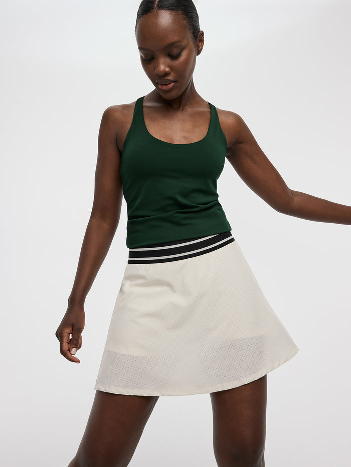 Skort with Striped Waistband - Hyba