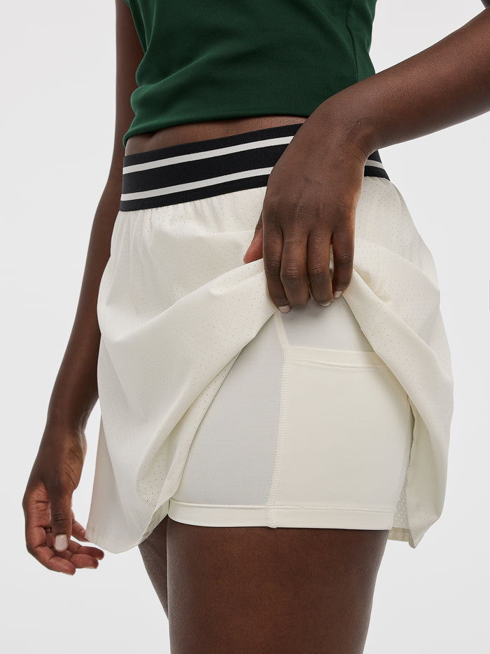 Skort with Striped Waistband - Hyba