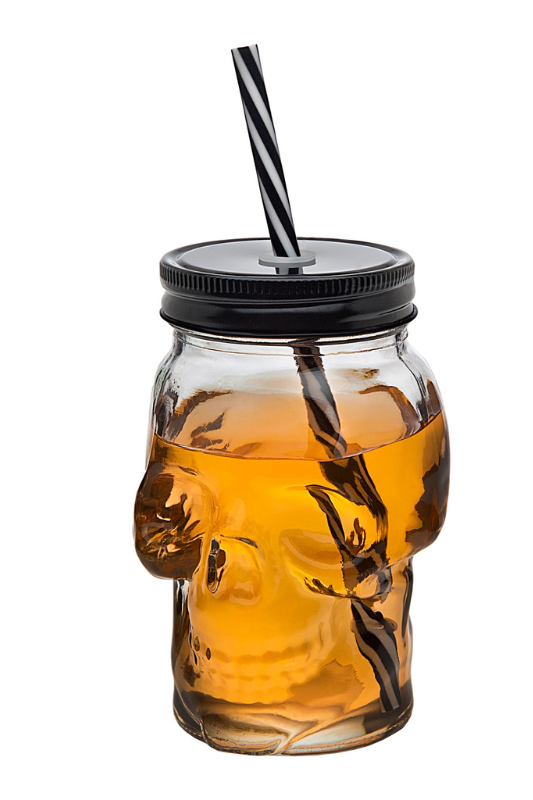 Skull Glass Sippy Mug