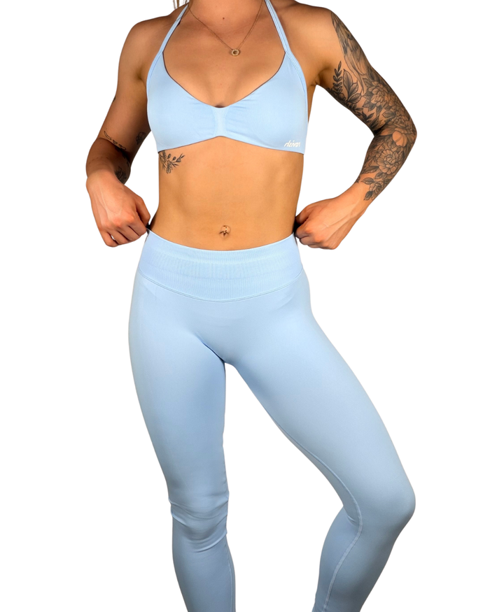 SKYE BLUE SCULPT LEGGINGS