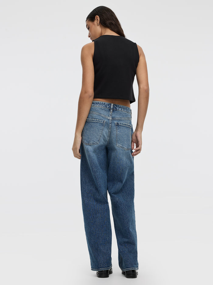 Sleeveless Crew-Neck Vest