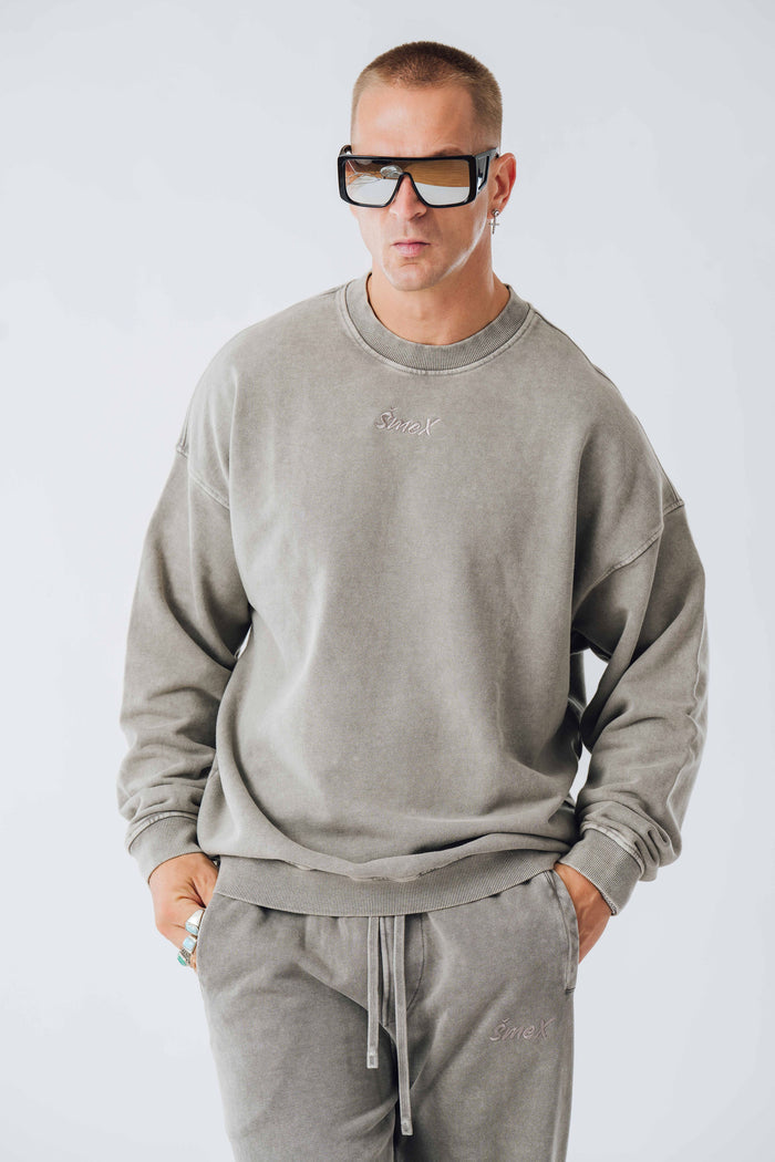 ŠmeX x Bandasy SWEATER SWAGGY GREY