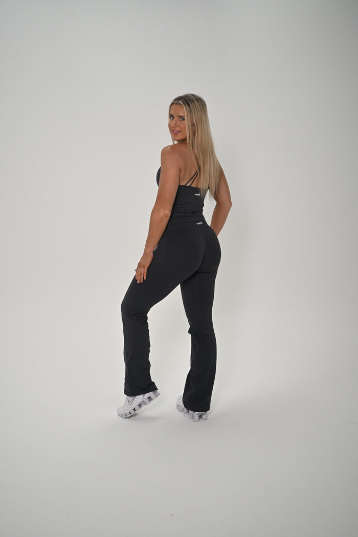 SMOKE FLARED LEGGINGS