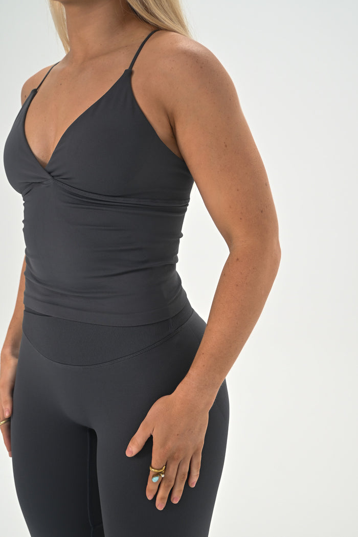 SMOKE FLARED LEGGINGS
