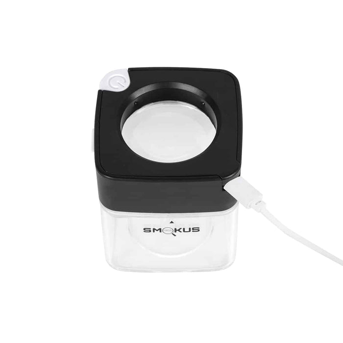 smokus focus comet infinity rechargeable led stash jar