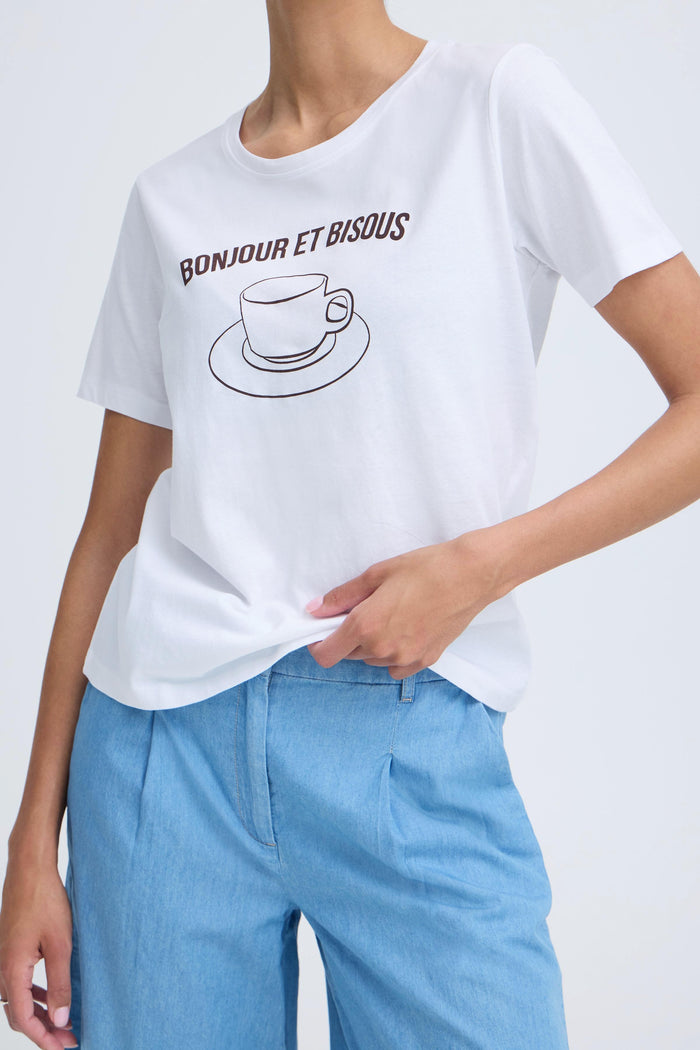 Sobbe T-shirt koffietas