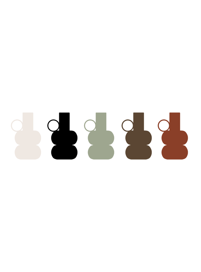 Vases Solace Small Vase - Mocha Brown - Brown