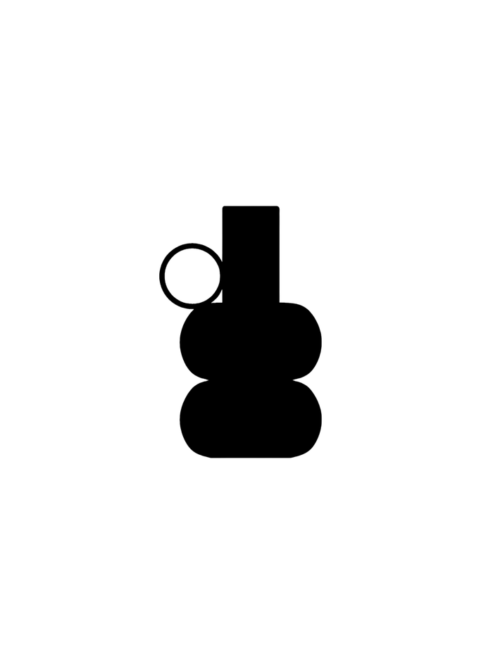 Vases Solace Small Vase - Nero Black - Black
