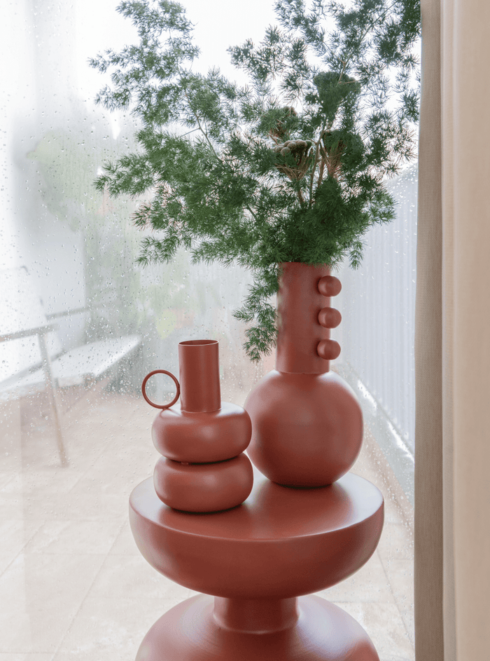 Vases Solace Small Vase - Terra Rust Orange - Rust Orange
