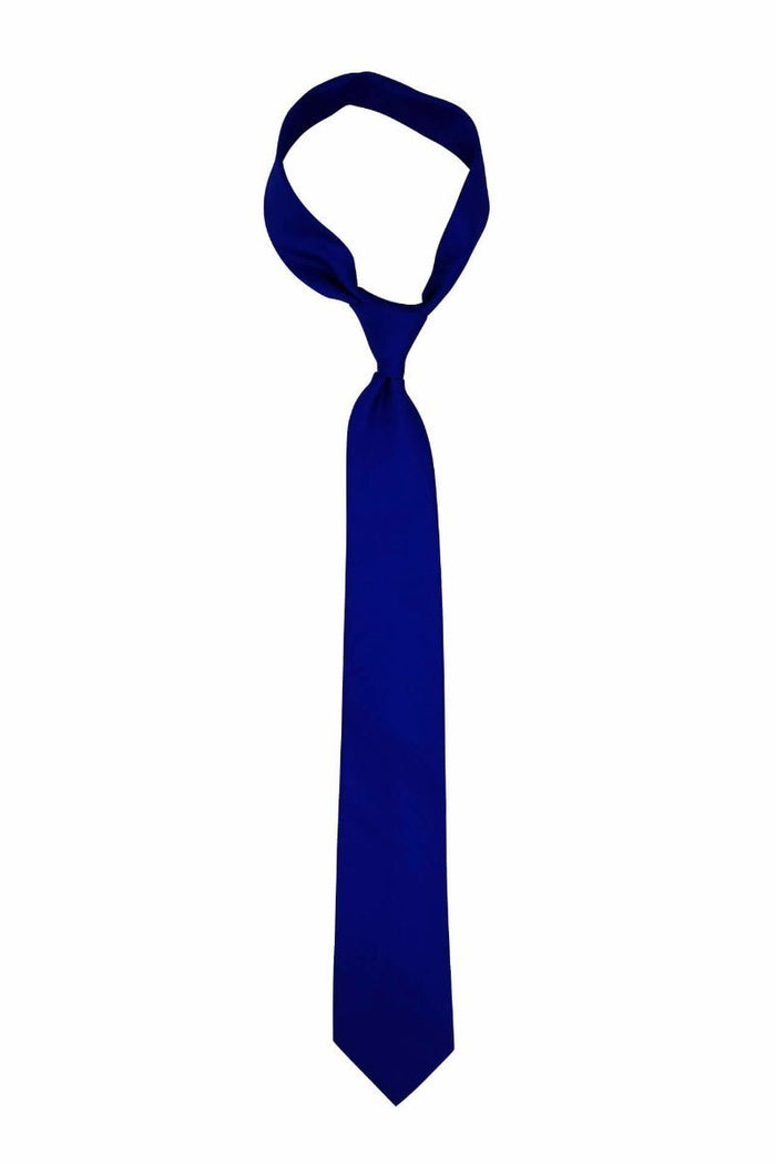 Solid Blue with a Pattern Pre-tied Tie, Tie, GoTie