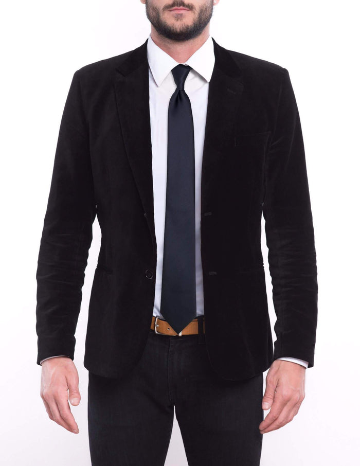 Solid Gun Metal Gray Skinny Pre-tied Tie, Tie, GoTie