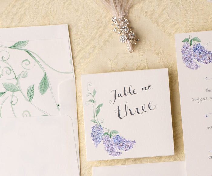 spring lilac table number