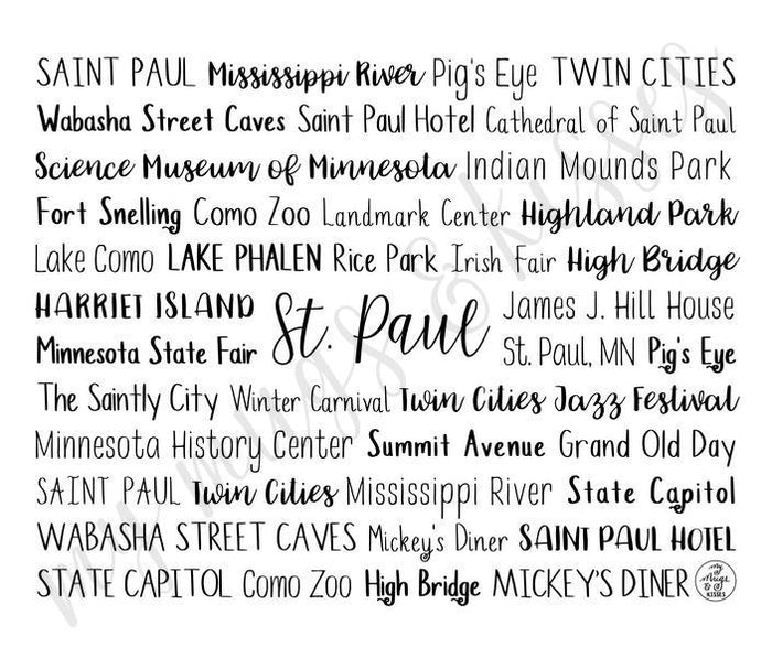 St. Paul, MN Travel Mug