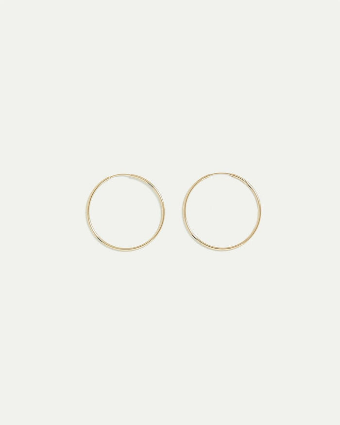 Stainless Steel Large Basic Hoops