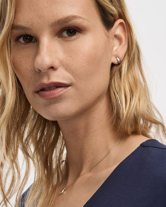 Stainless Steel Teardrop Earrings - 2 Pairs