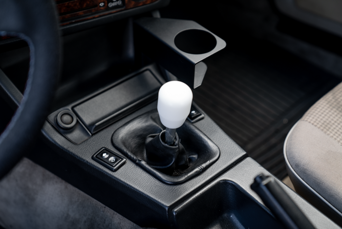 Standard White Delrin Shift Knob for BMW E21, E28, E30, E34, E36, E46-Shifter Accessories-grip-drift-No thanks!-No Emblem-Garagistic-bmw