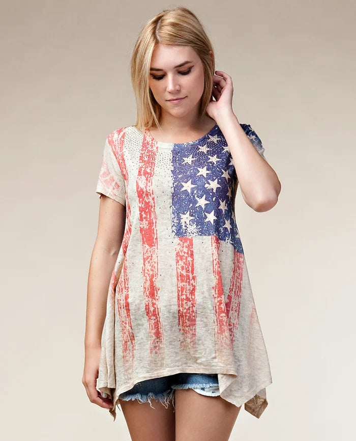 Stars & Stripes Knit Top