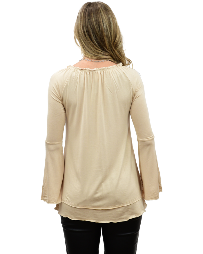 Stay Wild  Bell Sleeve Top