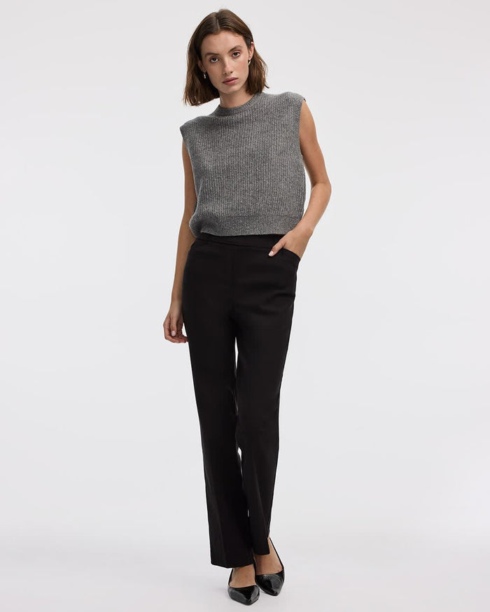Straight-Leg High-Rise Pant - The Iconic (R)