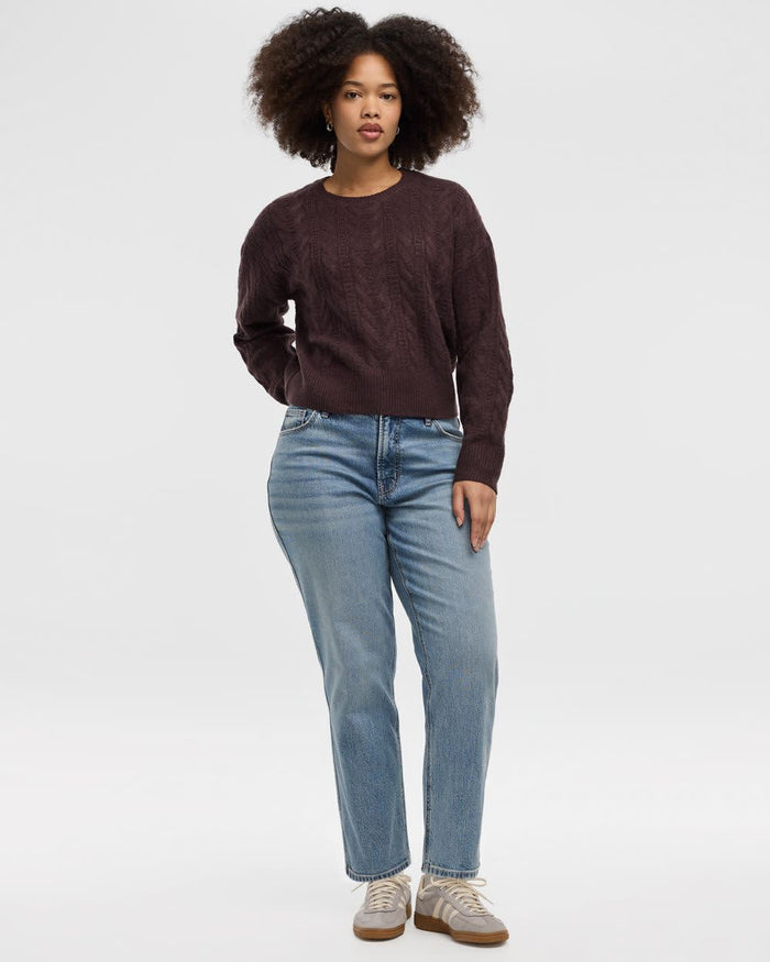 Straight-Leg Mid-Rise Jean - The Classic - Curvy Fit