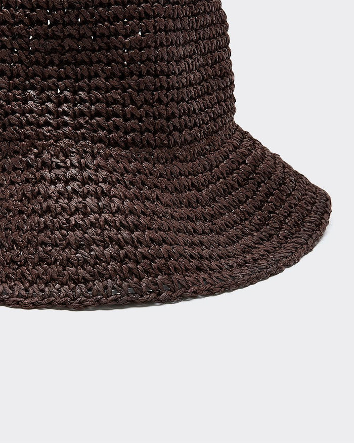 Straw Bucket Hat