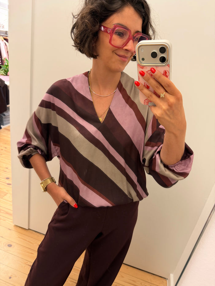 Streep blouse