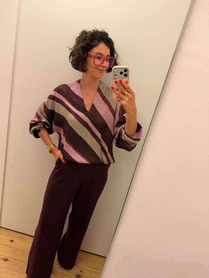 Streep blouse
