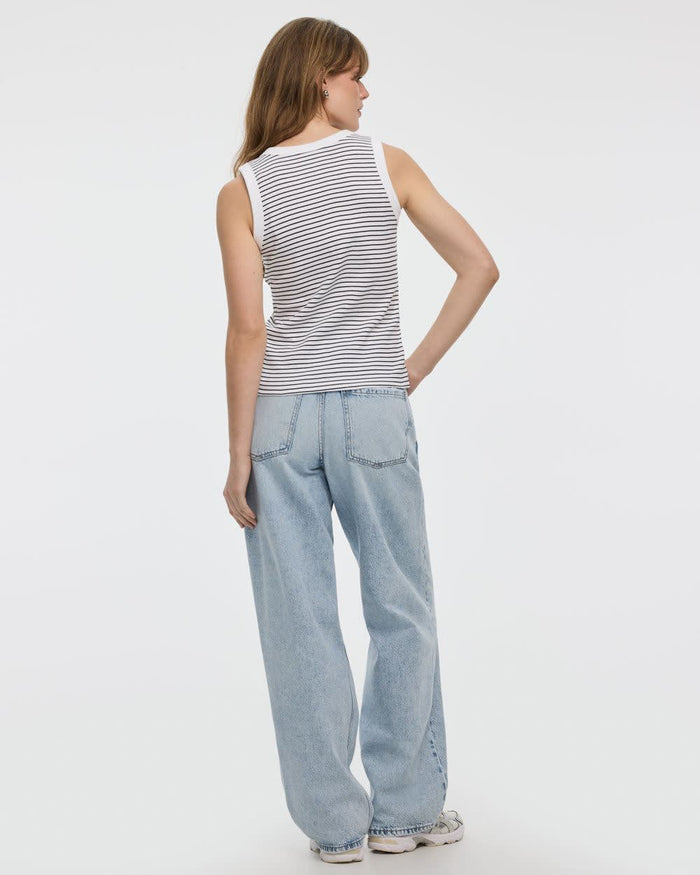 Striped Crew-Neck Tank - R Essentials
