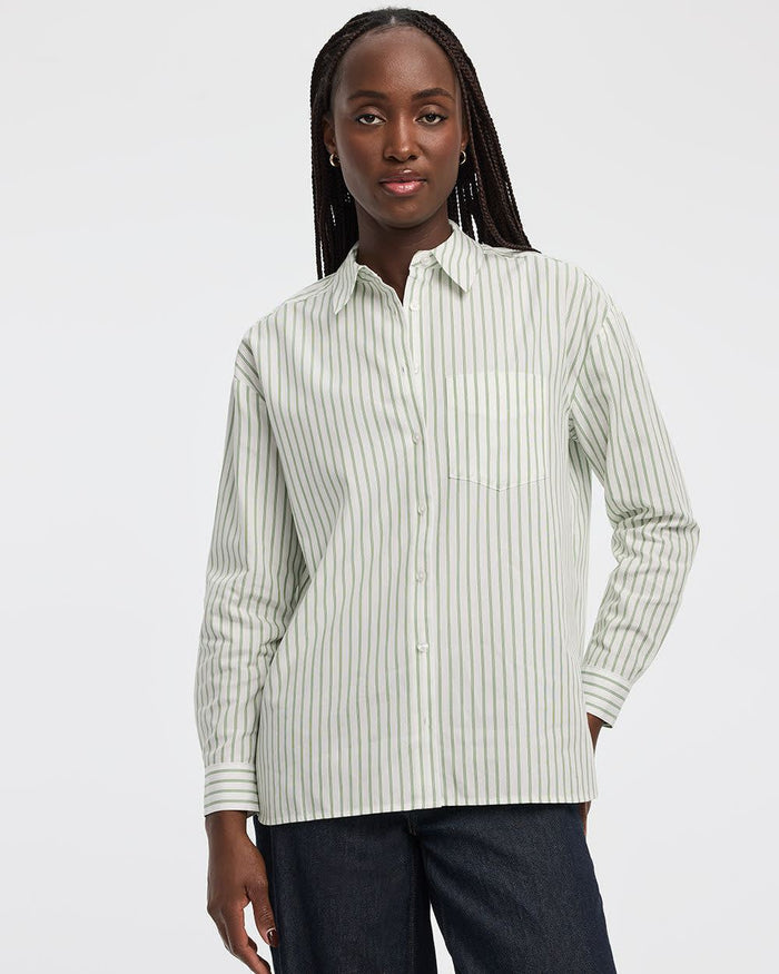 Striped Long-Sleeve Shirt