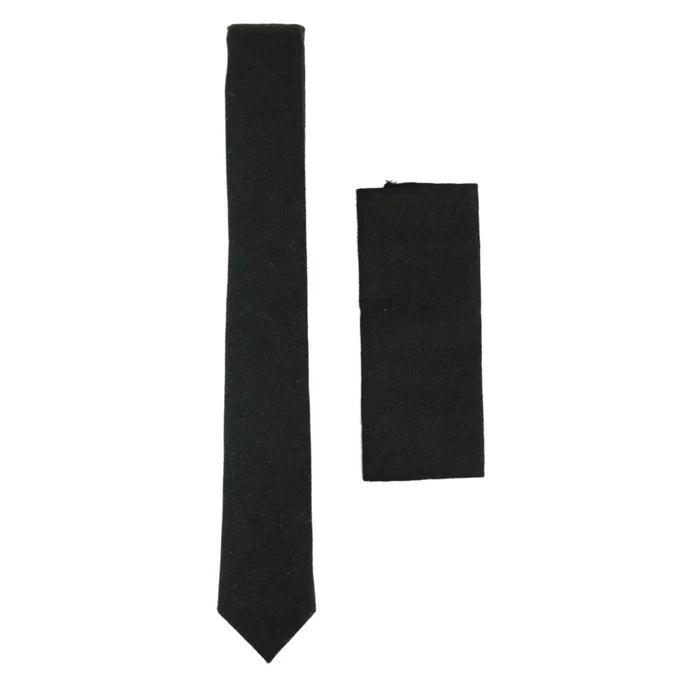 Stz11 - Men's Tie Hankie Tweed Classic Gatsby Peaky Blinders